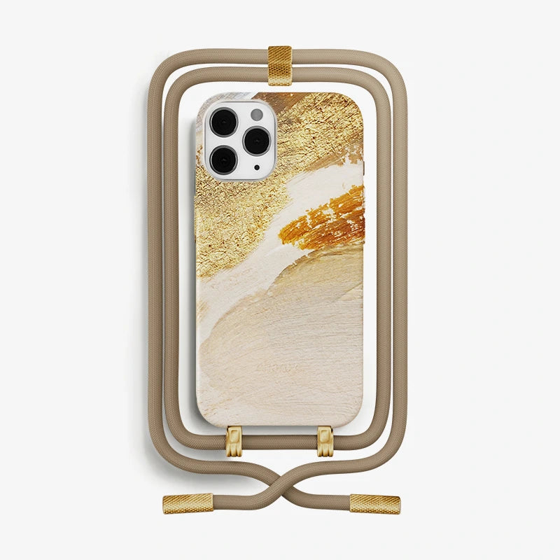 iPhone 12 / 12 Pro Handykette Desert Gold