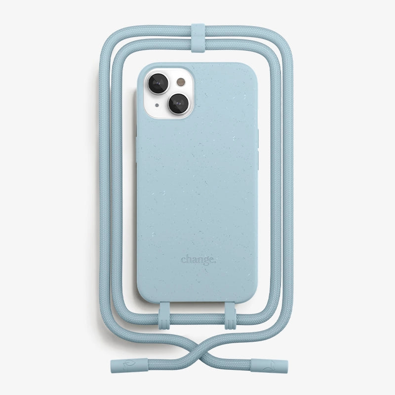 Iphone 13 Mini Handykette abnehmbar Pastell Blau
