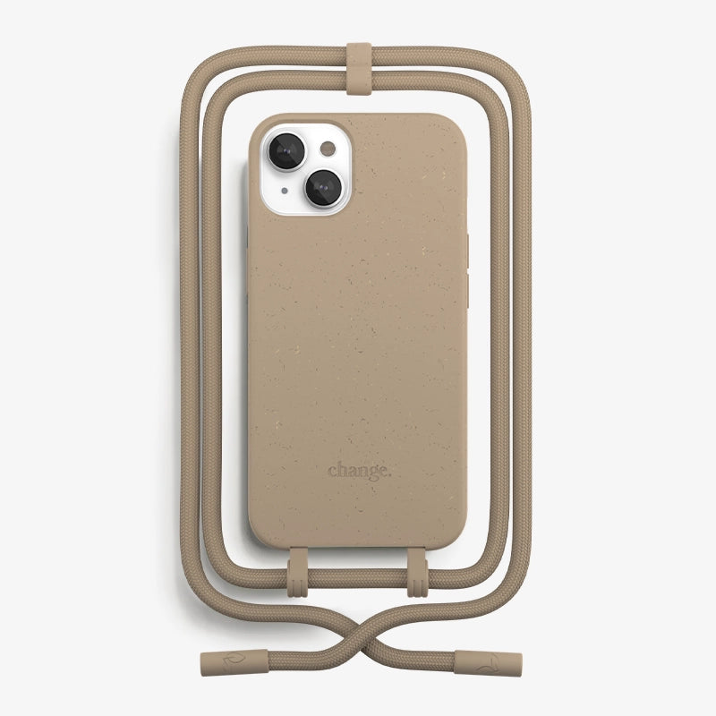 IPhone 14 Handykette abnehmbar Braun