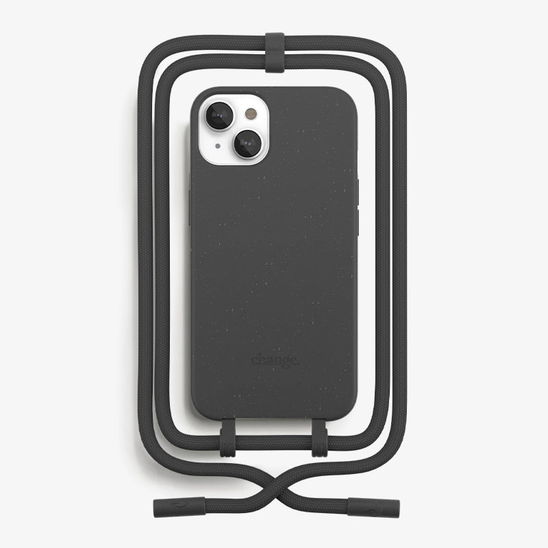 Iphone 13 Handykette abnehmbar Pastell Schwarz