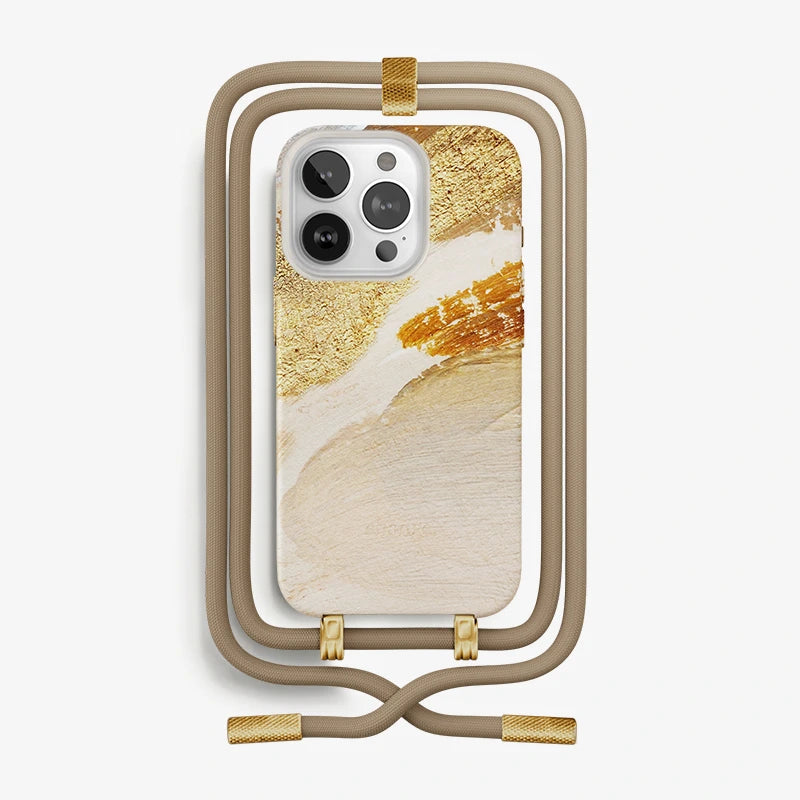 iPhone 14 Pro Handykette Desert Gold