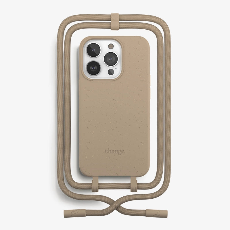 IPhone 14 Pro Max Handykette abnehmbar Braun
