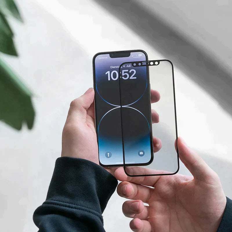 iPhone 18 Pro Max Panzerglas mit Blickschutz Doppelpack