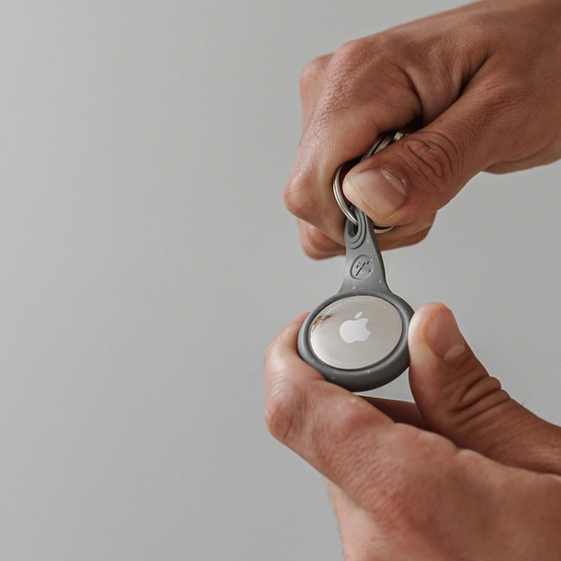 AirTag Anhänger Braun