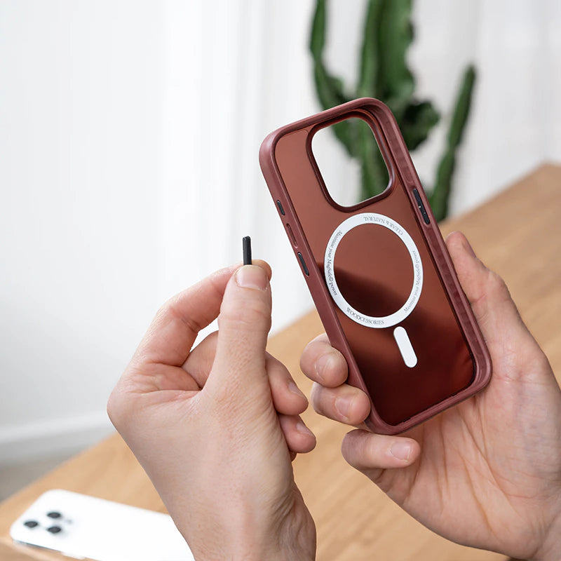 iPhone 13 Clear Case + 7 farbige austauschbare Button