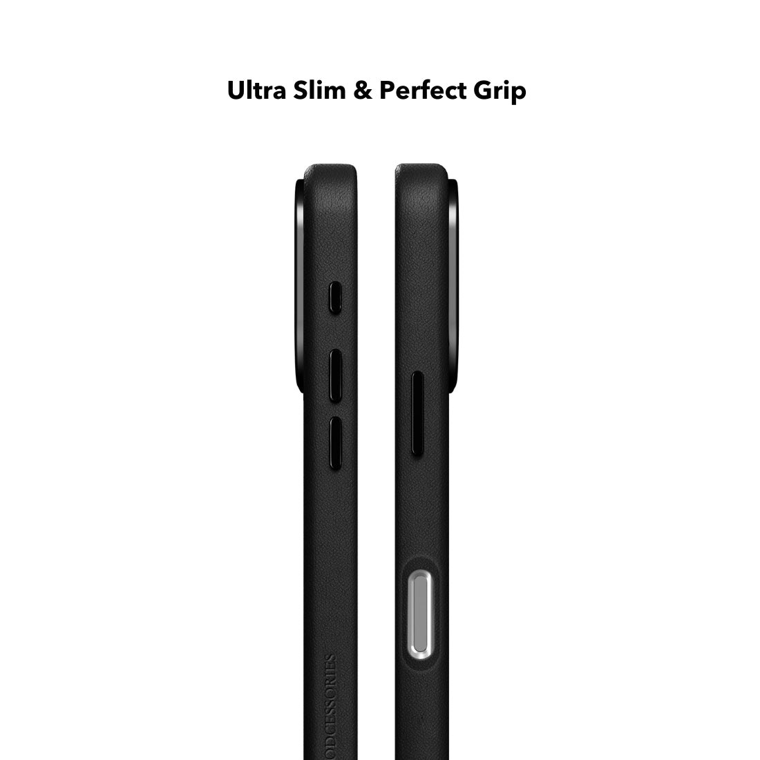 iPhone 18 Pro Max Leder Hülle schwarz