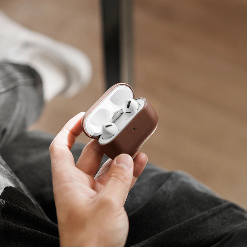 AirPods 3 Hülle Leder Braun Vegan