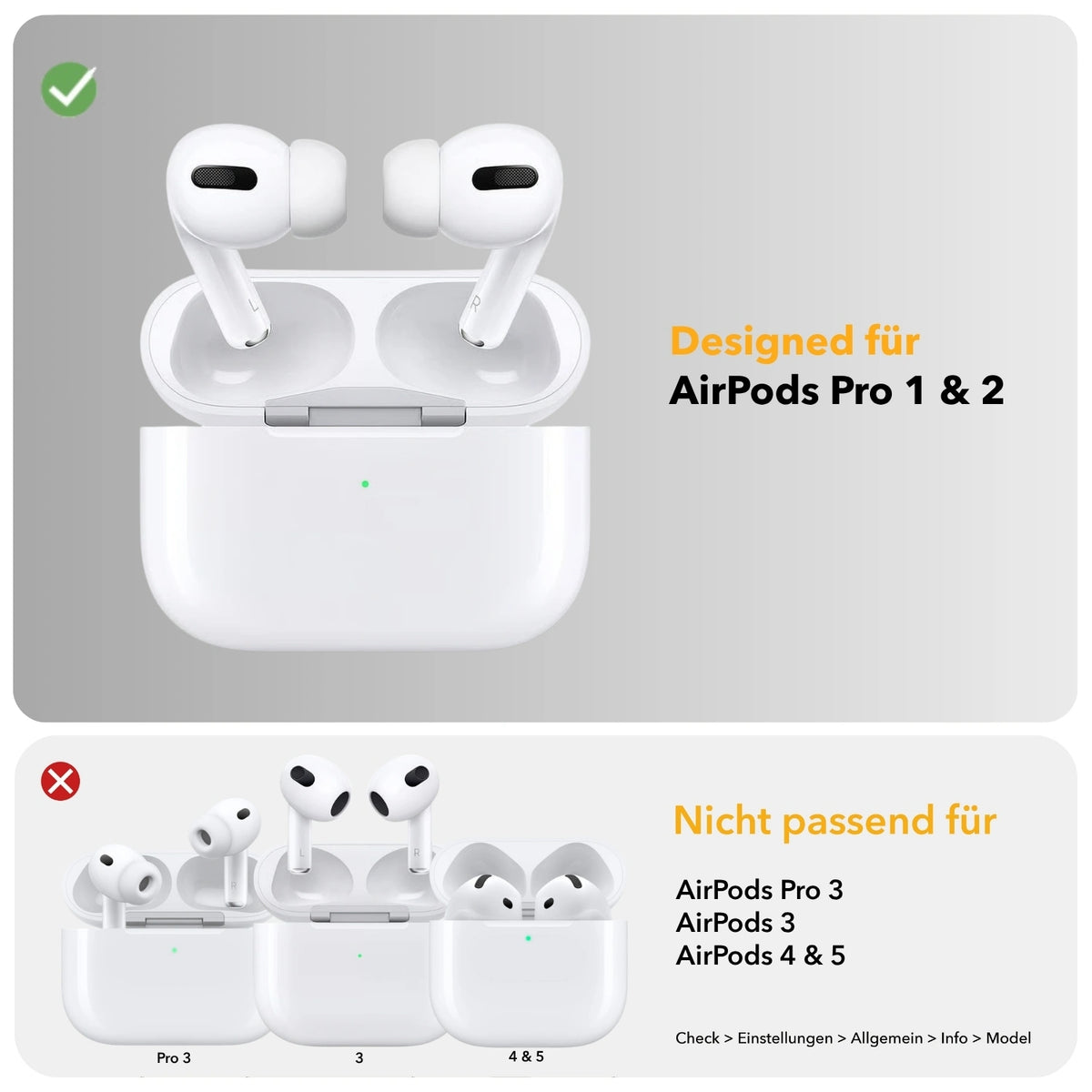 AirPods Pro Hülle Leder Vegan