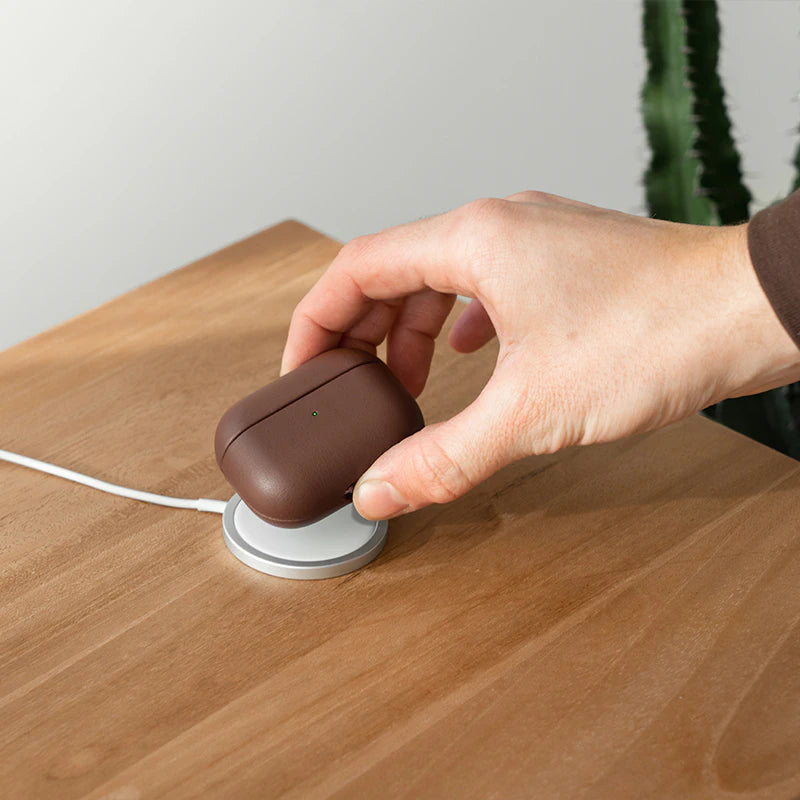 AirPods 3 Hülle Leder Braun Vegan