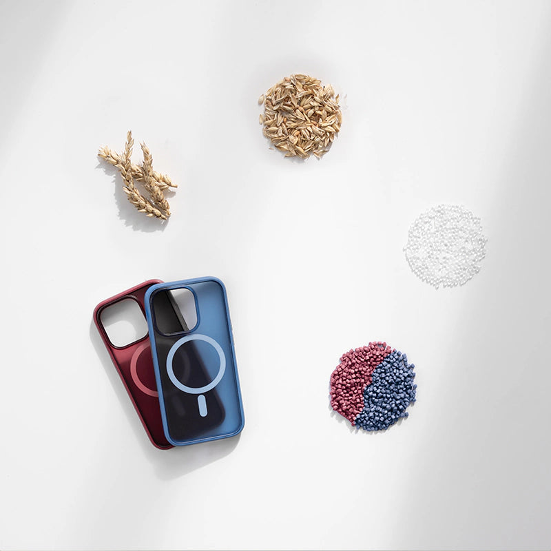 iPhone 14 Clear Case + 7 farbige austauschbare Button