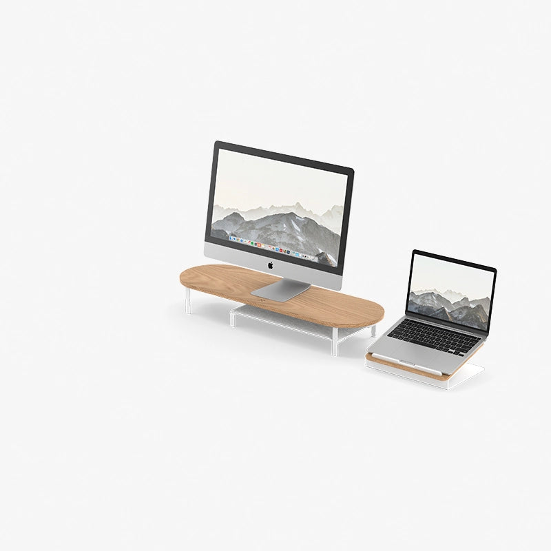 Desk Bundle Klein Single Eiche