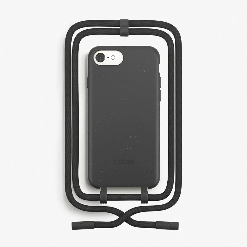 IPhone SE 3/ SE 2 Handykette abnehmbar Schwarz