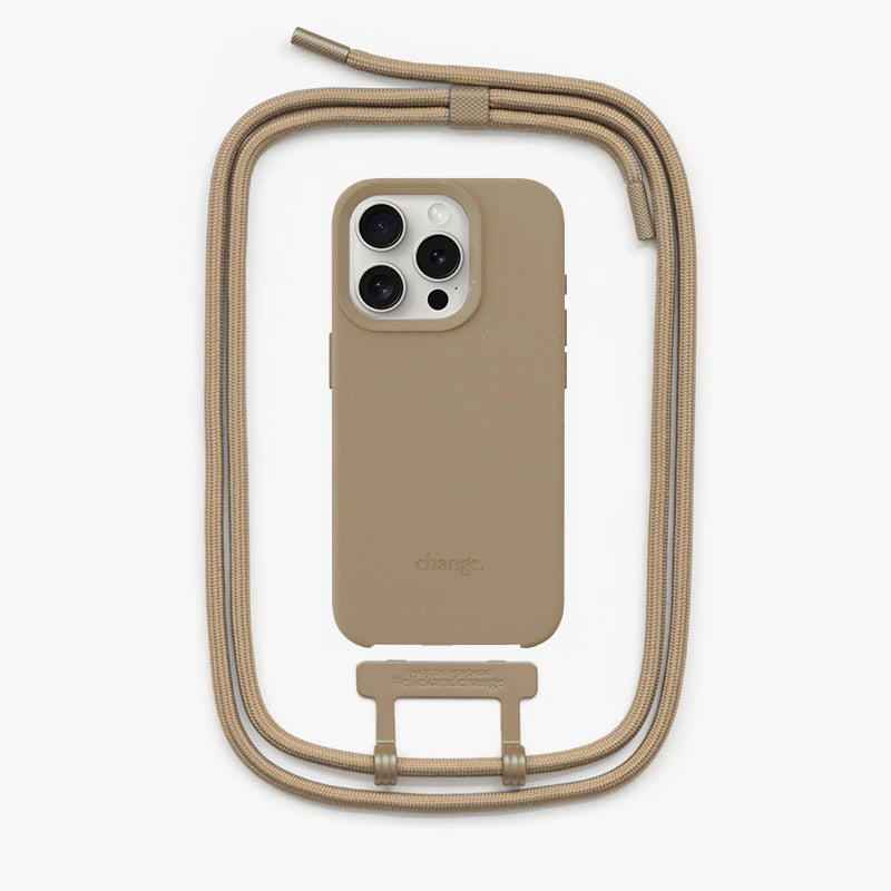 iPhone 16 Pro Handykette Taupe
