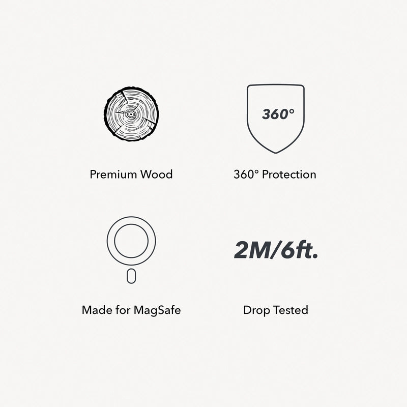 Iphone 15 Pro Max Holz MagSafe Handyhülle