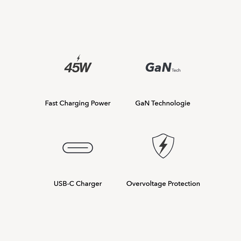 45 Watt Fast Charger