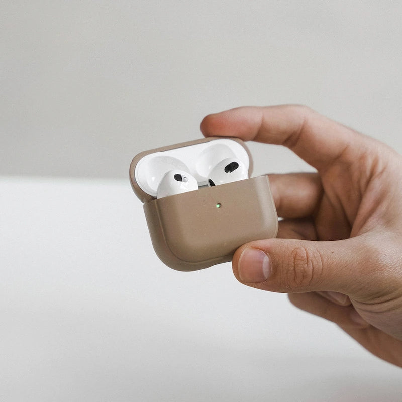 AirPods Hülle nachhaltig Taupe braun