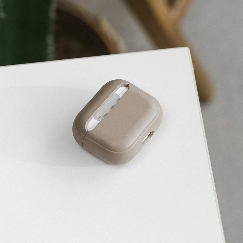 AirPods Hülle nachhaltig Taupe braun