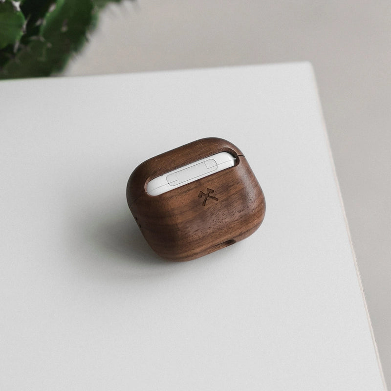 AirPods 1&2 Hülle Holz Walnuss