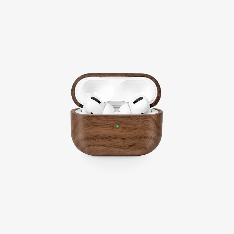 AirPods Pro Hülle Holz Walnuss