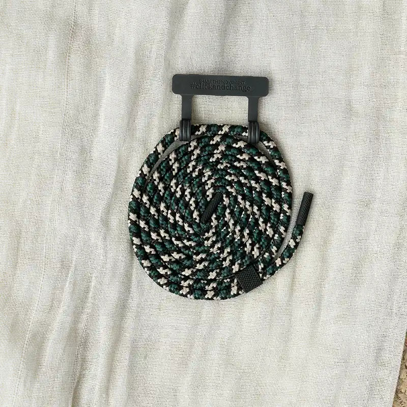 Austauschbare Handykette Grau Grün