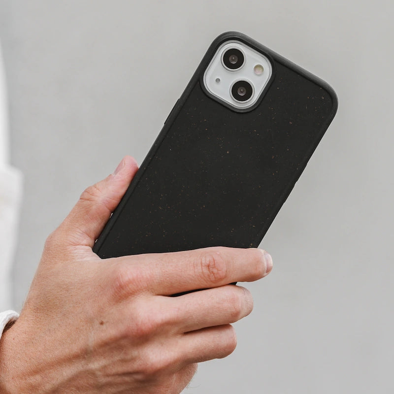 Bio Case + Fullscreen Panzerglas iPhone 15 Plus Schwarz