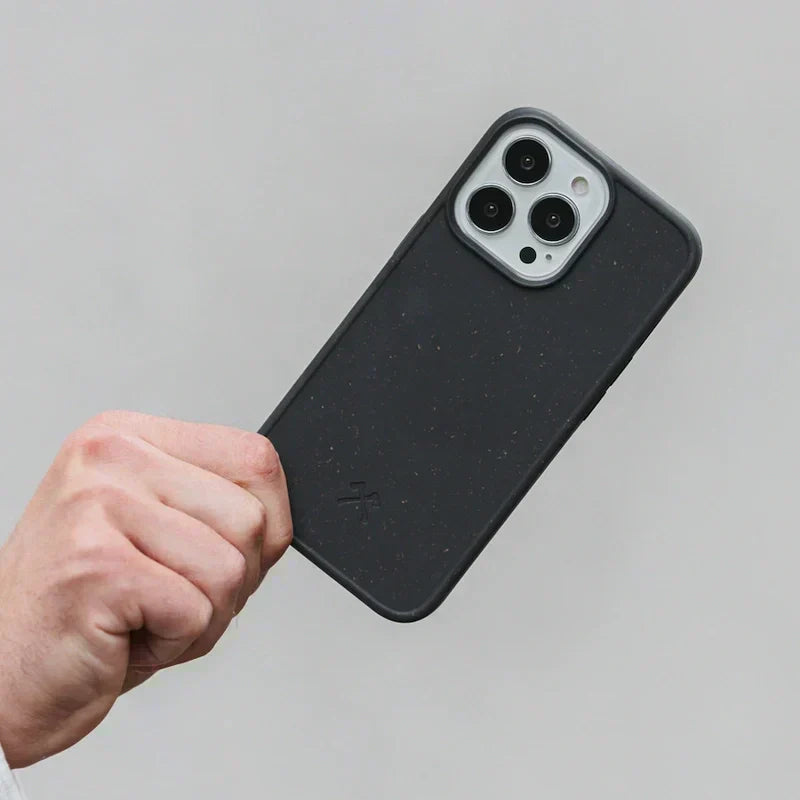Bio Case + Fullscreen Panzerglas iPhone 15 Pro Max Schwarz