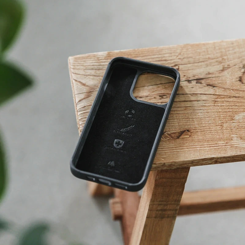Bio Case + Fullscreen Panzerglas iPhone 13 Pro Schwarz