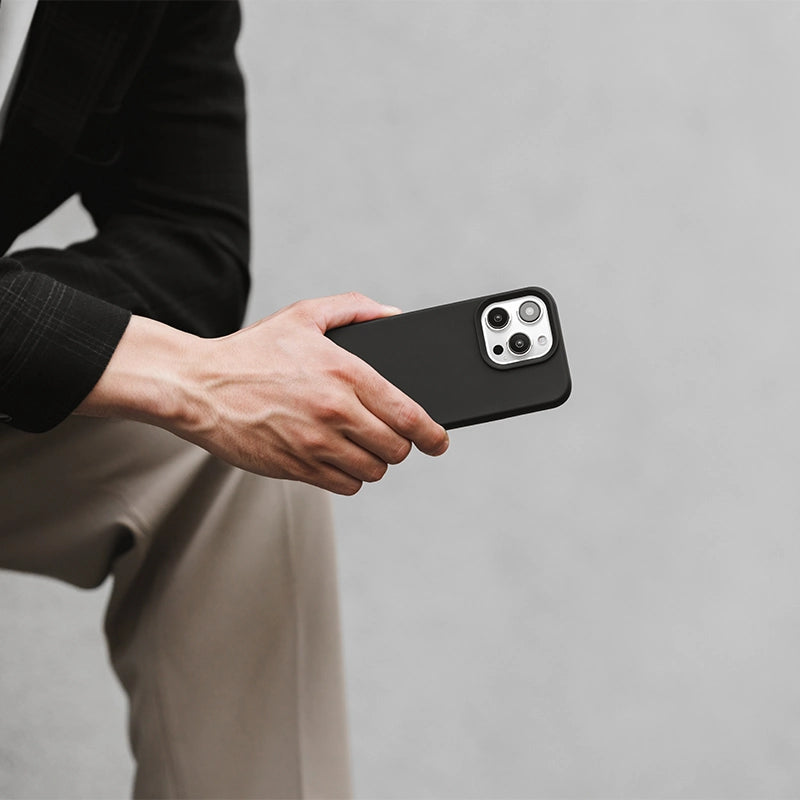 Iphone 15 Pro Max nachhaltige Bio Handyhülle schwarz