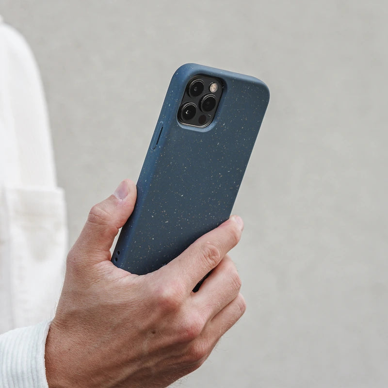 Bio Case + Fullscreen Panzerglas iPhone SE 2/3 Navy