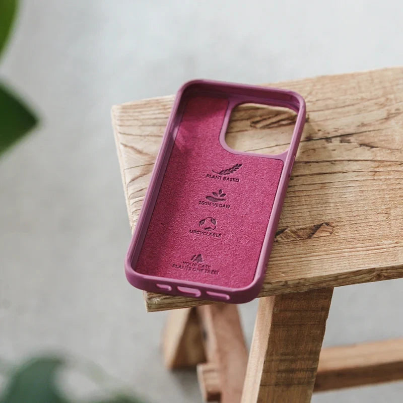 IPhone 14 Plus Handyhülle nachhaltig Weinrot