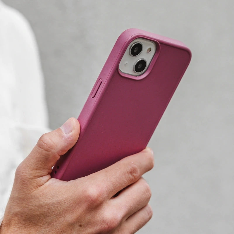iPhone 13 Handyhülle nachhaltig Weinrot