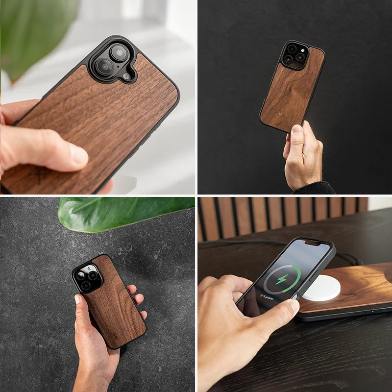 iPhone 17 Air Bumper Case Holz