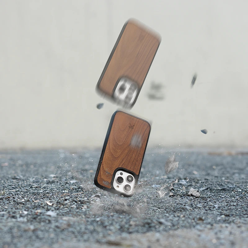 iPhone 17 Pro Bumper Hülle aus Holz