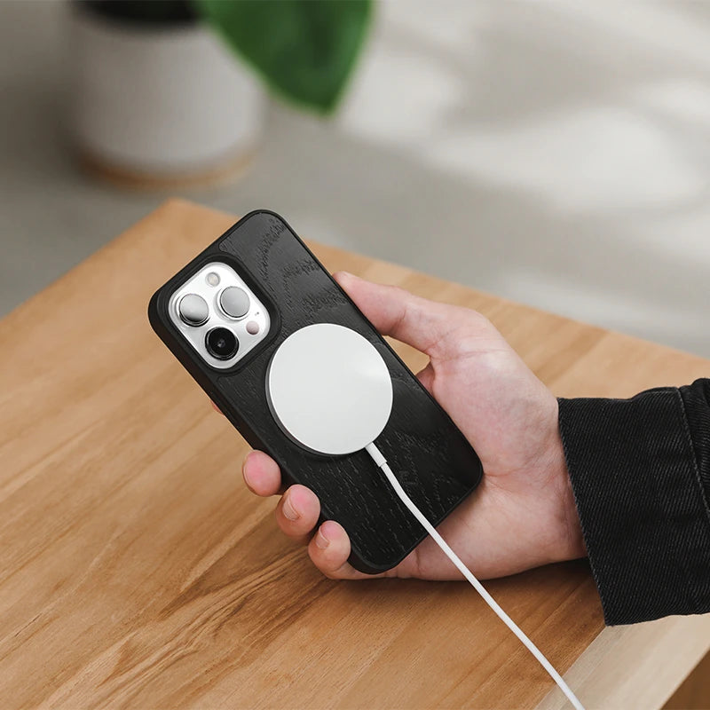 Iphone 13 Pro Holz MagSafe Handyhülle