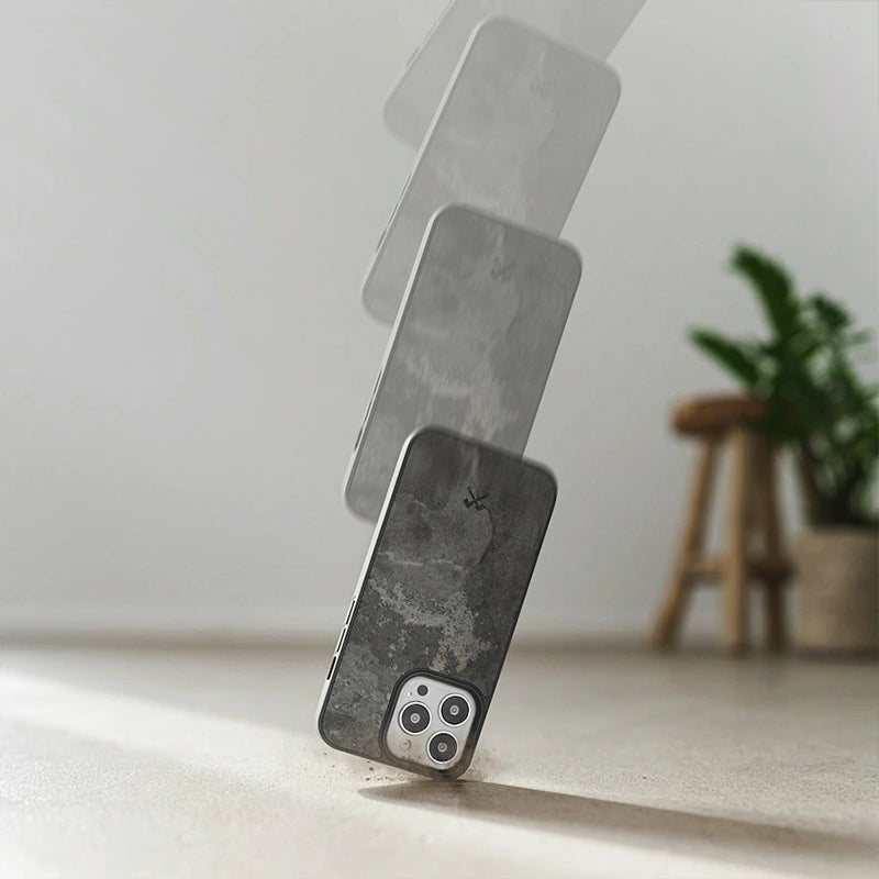 Iphone 13 Pro Max Stein Handyhülle Grau