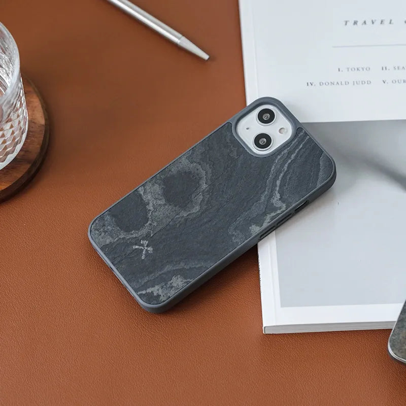 Iphone 13 Pro Max Stein Handyhülle Grau