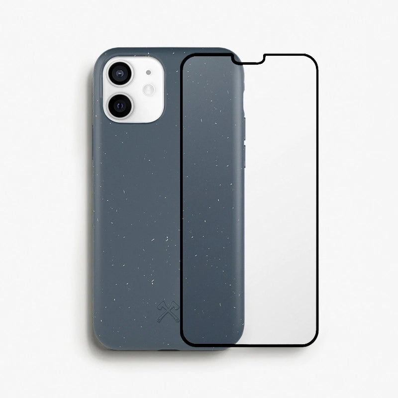 Bio Case + Fullscreen Panzerglas iPhone 11 Navy