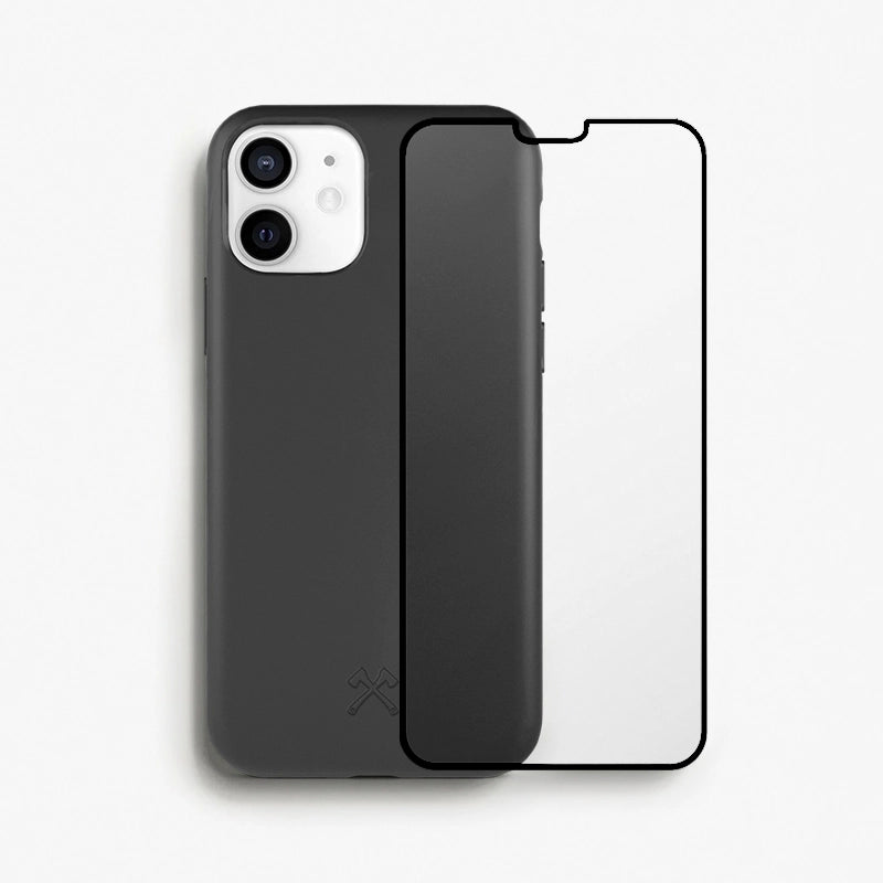 Bio Case + Fullscreen Panzerglas iPhone 11 Schwarz