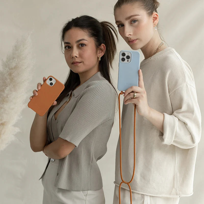 Iphone 13 Pro Handykette abnehmbar Pastell Blau