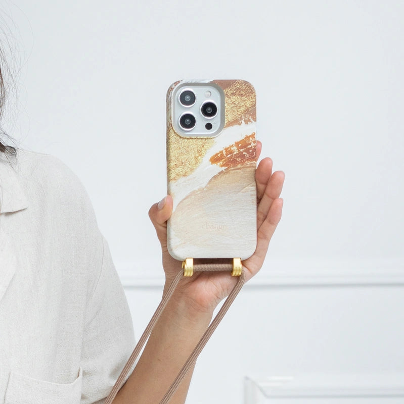 iPhone 14 Handykette Desert Gold