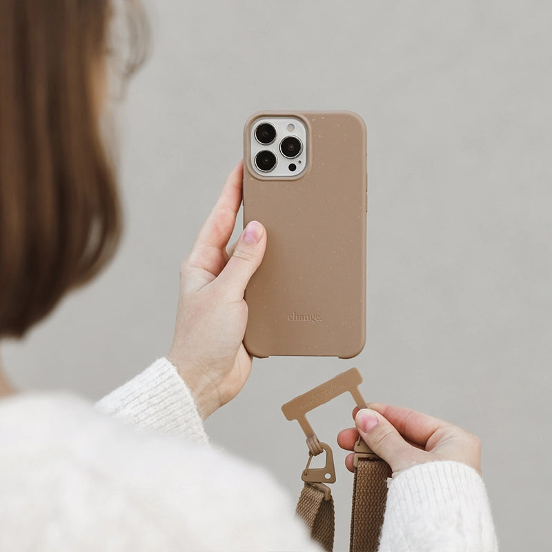 iPhone 14 Pro Handykette Taupe