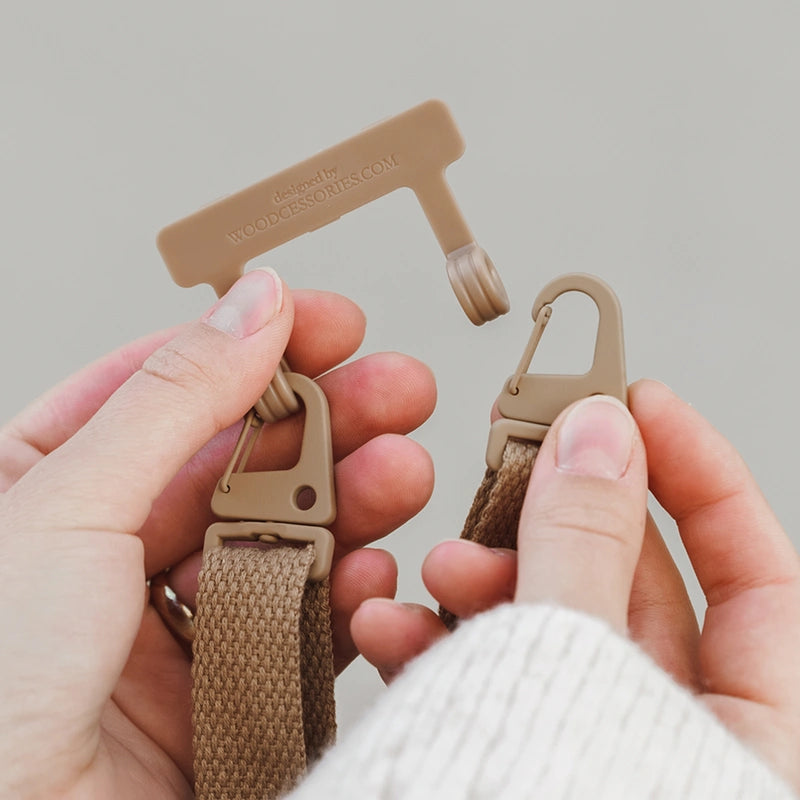 Austauschbare Handykette Braun