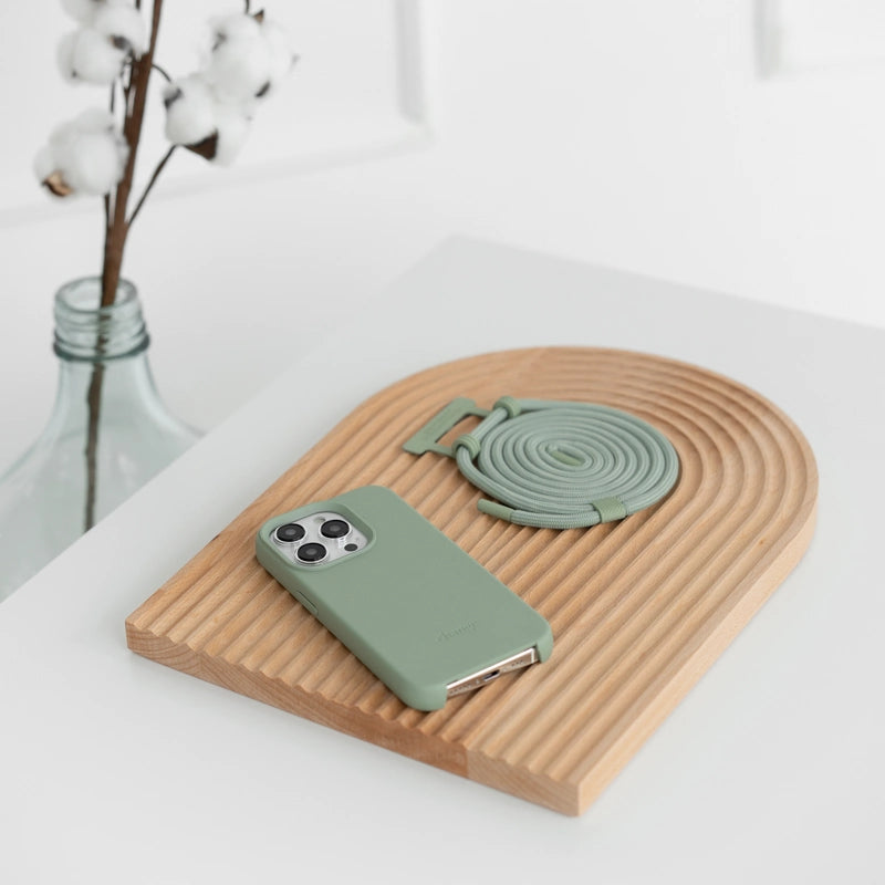 Handykette iPhone 15 Jade Gruen