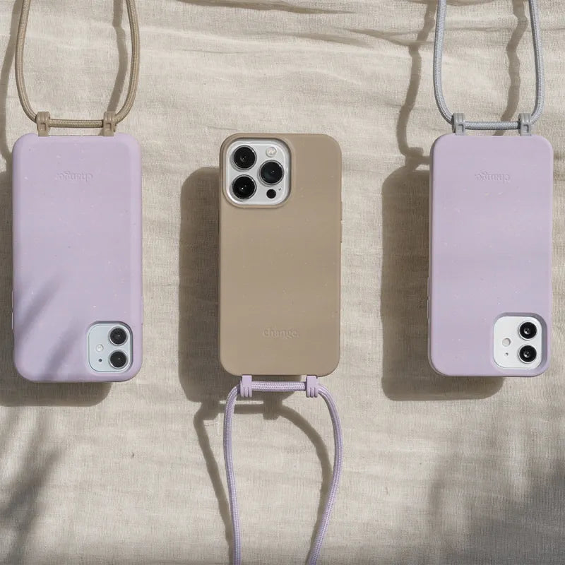 Iphone 11/ Xr Handykette abnehmbar Lila
