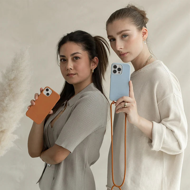 IPhone 11/ Xr Handykette abnehmbar Orange