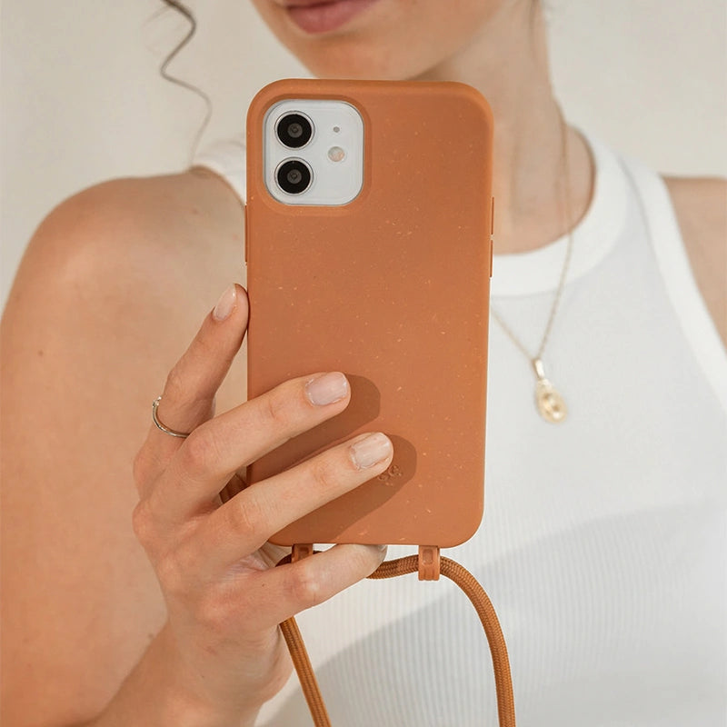 Iphone 13 Pro Handykette abnehmbar Orange