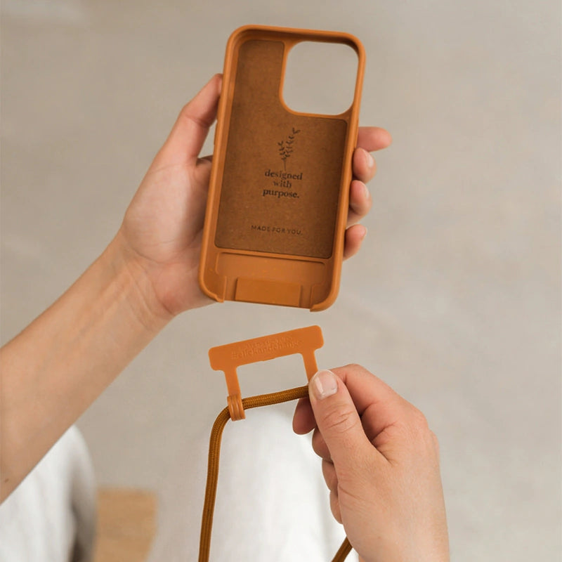 Iphone 13 Pro Handykette abnehmbar Orange