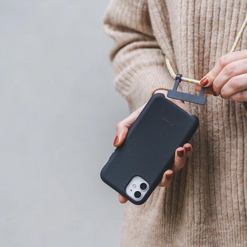 IPhone 14 Plus Handykette abnehmbar Schwarz
