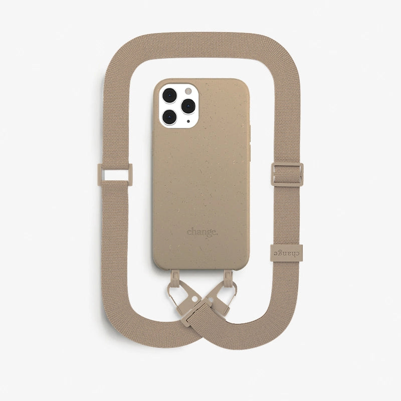 IPhone 12 Pro Handykette Taupe