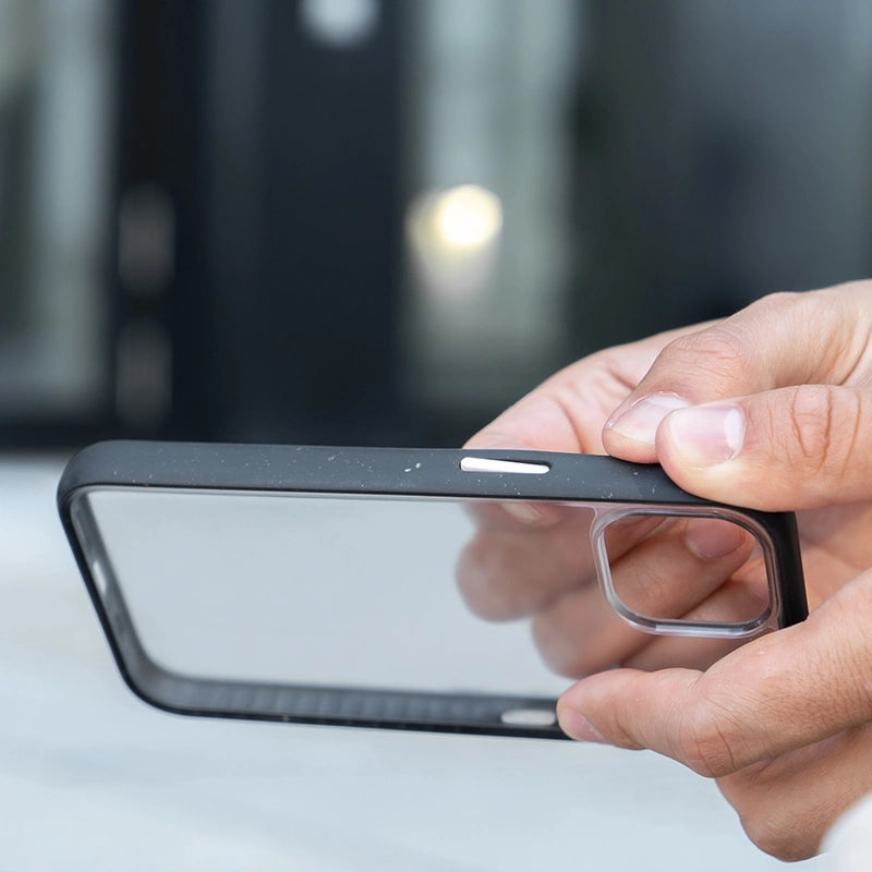 Iphone 14 Pro durchsichtige Handyhülle Schwarz